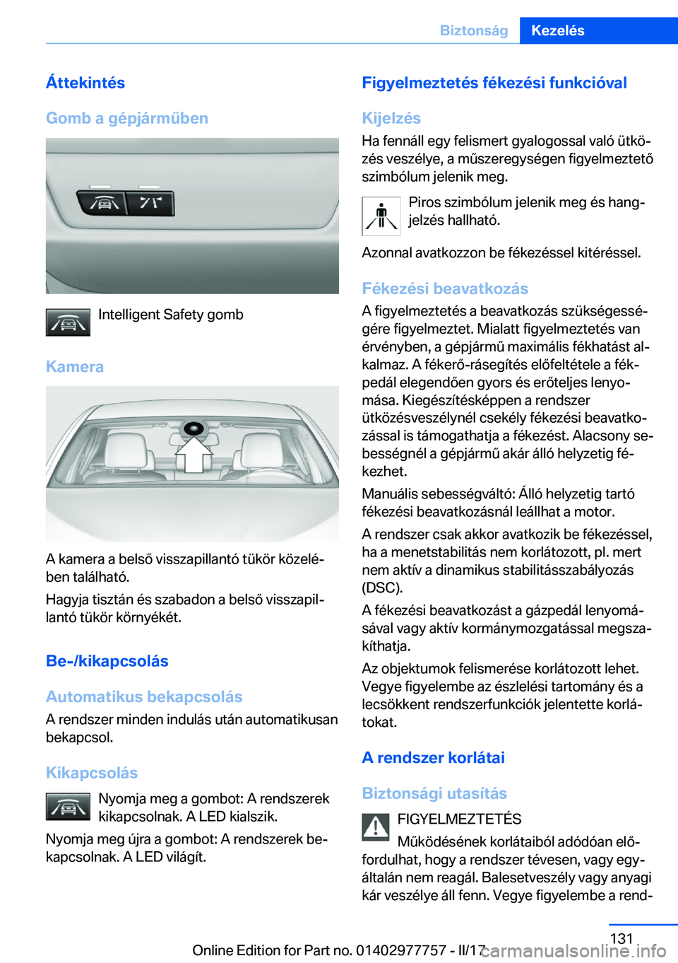 BMW 2 SERIES COUPE 2017  Kezelési útmutató (in Hungarian) �