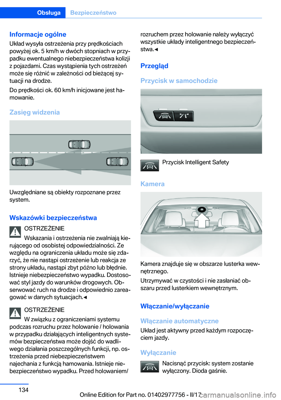 BMW 2 SERIES COUPE 2017  Instrukcja obsługi (in Polish) �I�n�f�o�r�m�a�c�j�e��o�g�