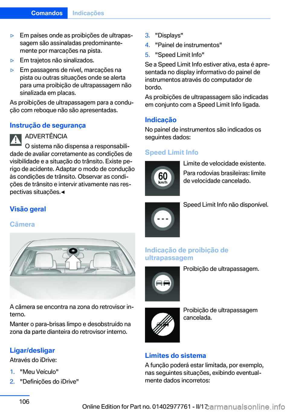 BMW 2 SERIES COUPE 2017  Manual do condutor (in Portuguese) y�E�m� �p�a�