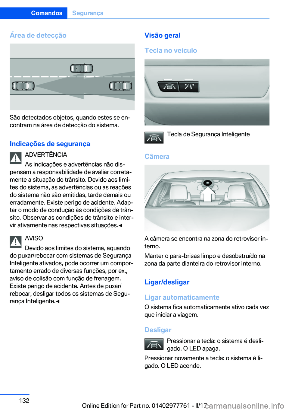 BMW 2 SERIES COUPE 2017  Manual do condutor (in Portuguese) �