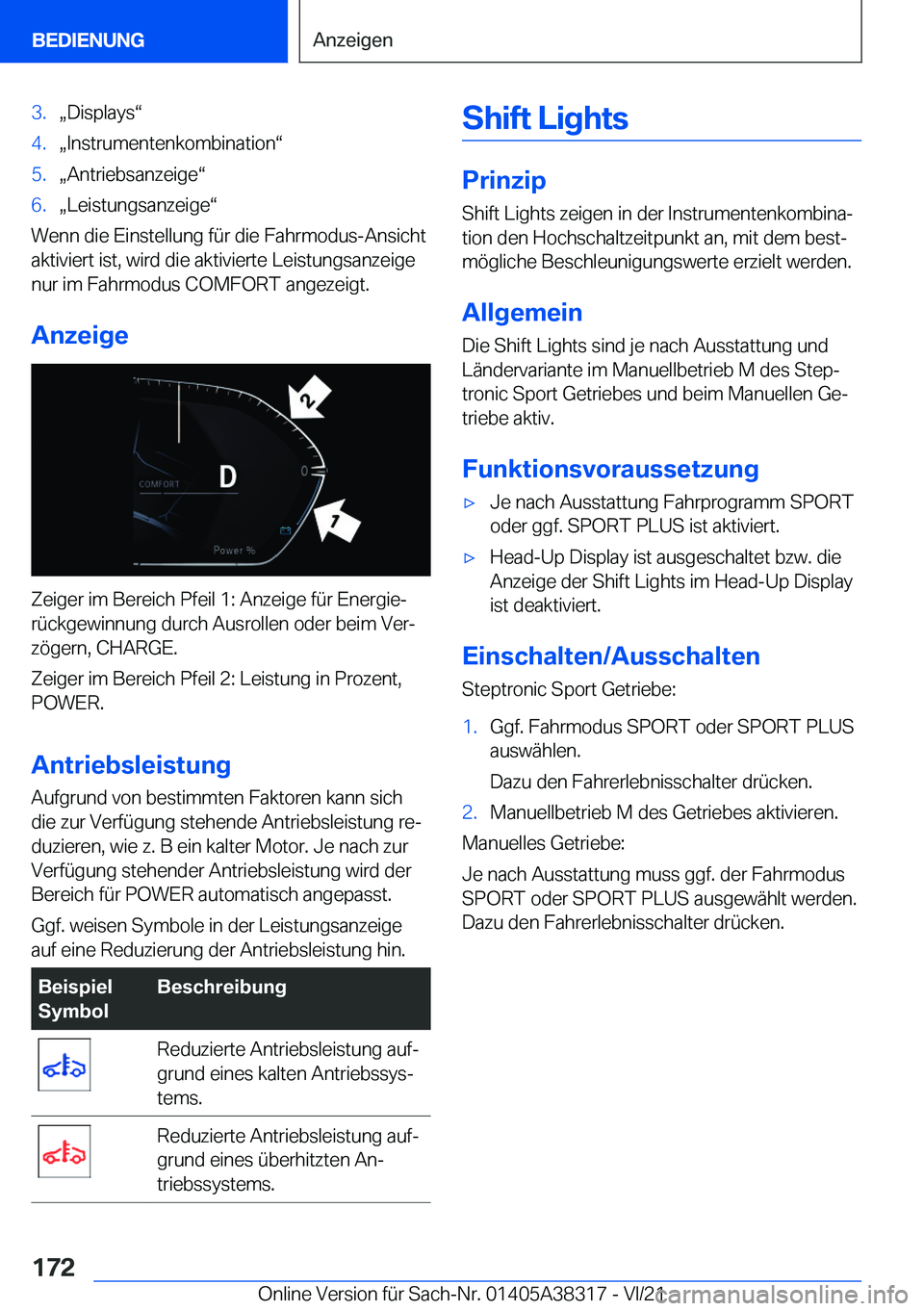 BMW 2 SERIES GRAN COUPE 2022  Betriebsanleitungen (in German) �3�.x�D�i�s�p�l�a�y�sv�4�.x�I�n�s�t�r�u�m�e�n�t�e�n�k�o�m�b�i�n�a�t�i�o�nv�5�.x�A�n�t�r�i�e�b�s�a�n�z�e�i�g�ev�6�.x�L�e�i�s�t�u�n�g�s�a�n�z�e�i�g�ev
�W�e�n�n��d�i�e��E�i�n�s�t�e�l�l�u�n�g��