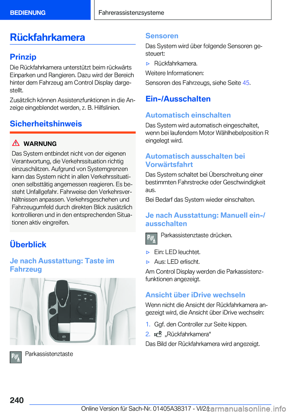 BMW 2 SERIES GRAN COUPE 2022  Betriebsanleitungen (in German) �R�