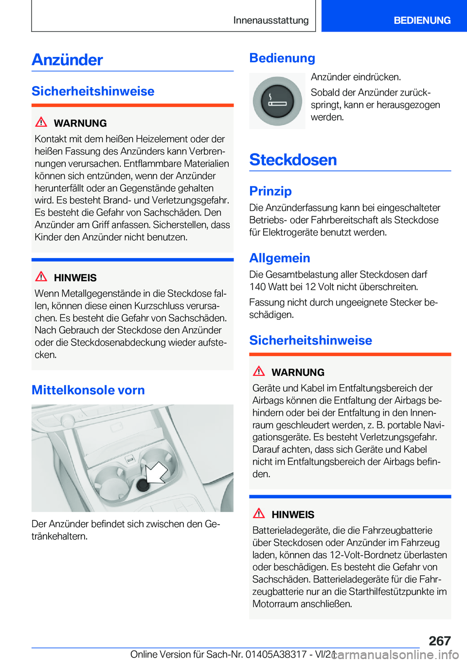 BMW 2 SERIES GRAN COUPE 2022  Betriebsanleitungen (in German) �A�n�z�