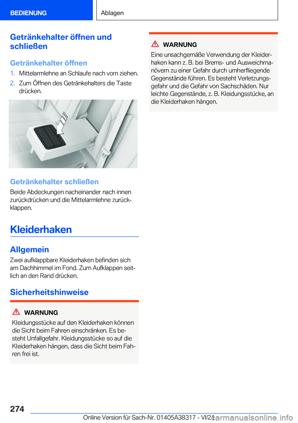 BMW 2 SERIES GRAN COUPE 2022  Betriebsanleitungen (in German) �G�e�t�r�