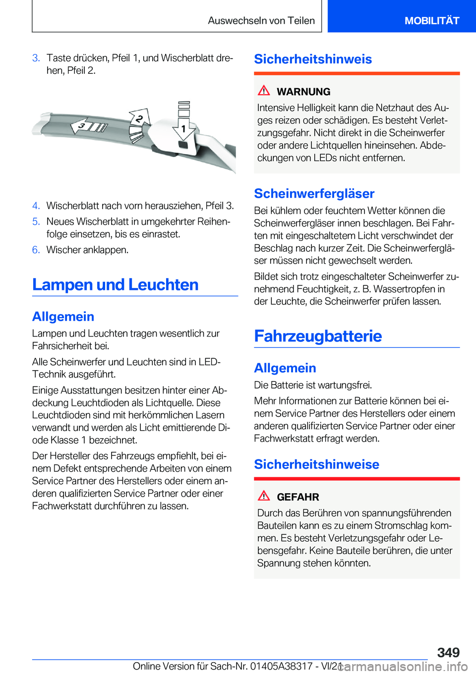 BMW 2 SERIES GRAN COUPE 2022  Betriebsanleitungen (in German) �3�.�T�a�s�t�e��d�r�