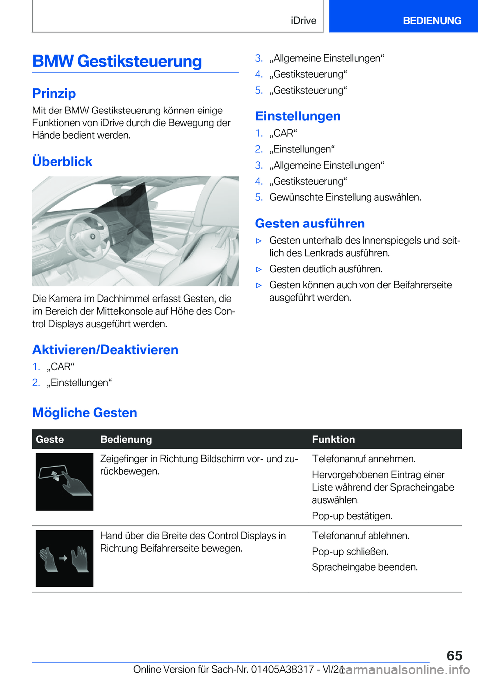 BMW 2 SERIES GRAN COUPE 2022  Betriebsanleitungen (in German) �B�M�W��G�e�s�t�i�k�s�t�e�u�e�r�u�n�g
�P�r�i�n�z�i�p
�M�i�t��d�e�r��B�M�W��G�e�s�t�i�k�s�t�e�u�e�r�u�n�g��k�