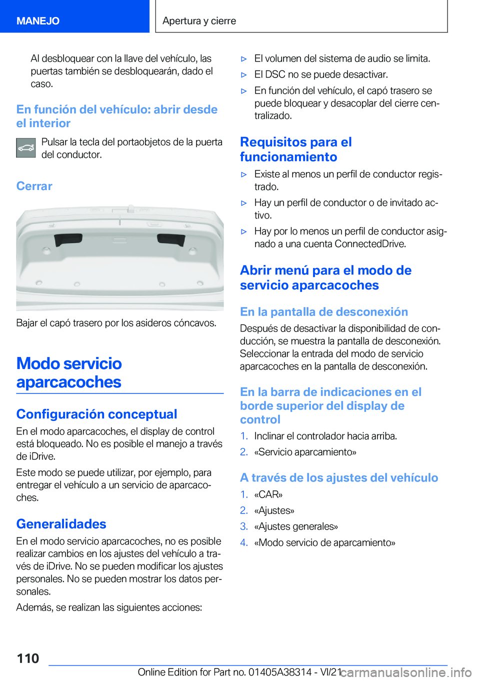 BMW 2 SERIES GRAN COUPE 2022  Manuales de Empleo (in Spanish) �A�l��d�e�s�b�l�o�q�u�e�a�r��c�o�n��l�a��l�l�a�v�e��d�e�l��v�e�h�