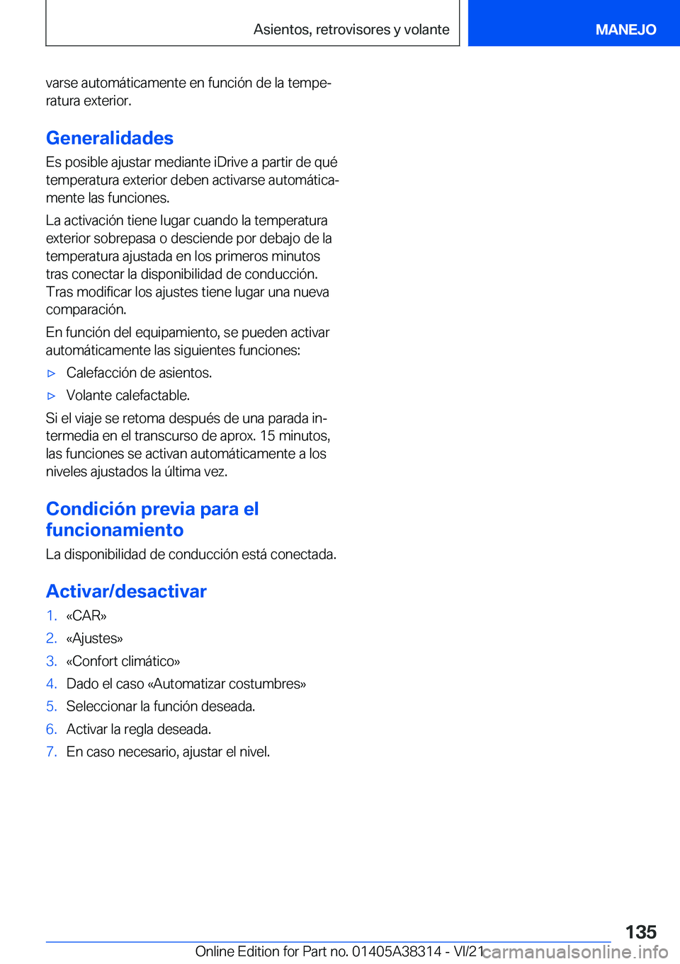 BMW 2 SERIES GRAN COUPE 2022  Manuales de Empleo (in Spanish) �v�a�r�s�e��a�u�t�o�m�