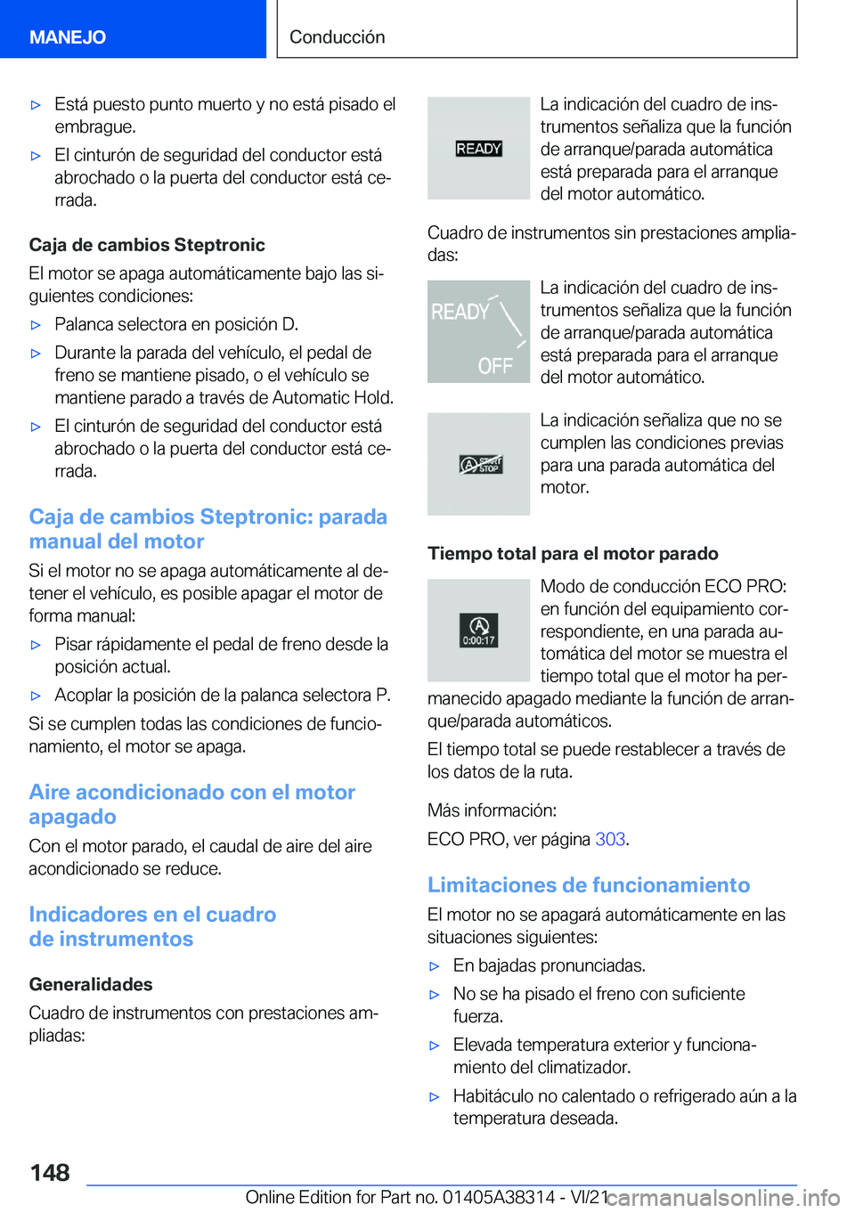 BMW 2 SERIES GRAN COUPE 2022  Manuales de Empleo (in Spanish) x�E�s�t�