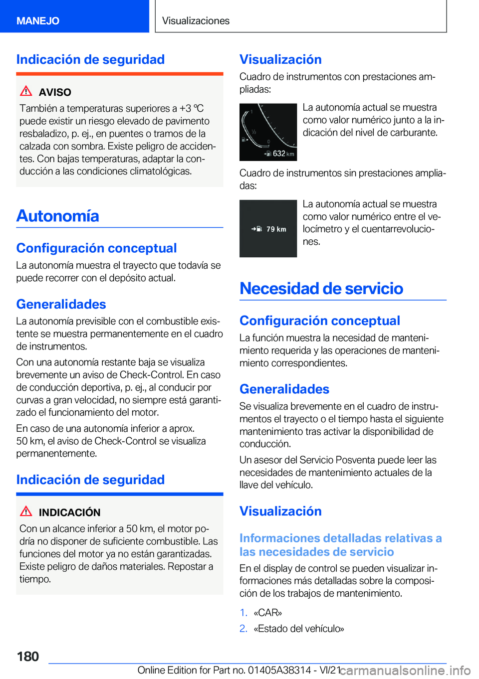 BMW 2 SERIES GRAN COUPE 2022  Manuales de Empleo (in Spanish) �I�n�d�i�c�a�c�i�