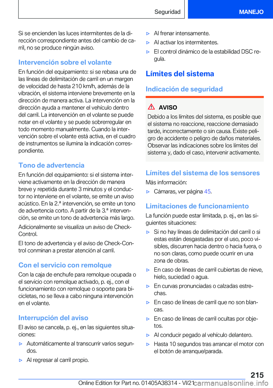 BMW 2 SERIES GRAN COUPE 2022  Manuales de Empleo (in Spanish) �S�i��s�e��e�n�c�i�e�n�d�e�n��l�a�s��l�u�c�e�s��i�n�t�e�r�m�i�t�e�n�t�e�s��d�e��l�a��d�iª
�r�e�c�c�i�