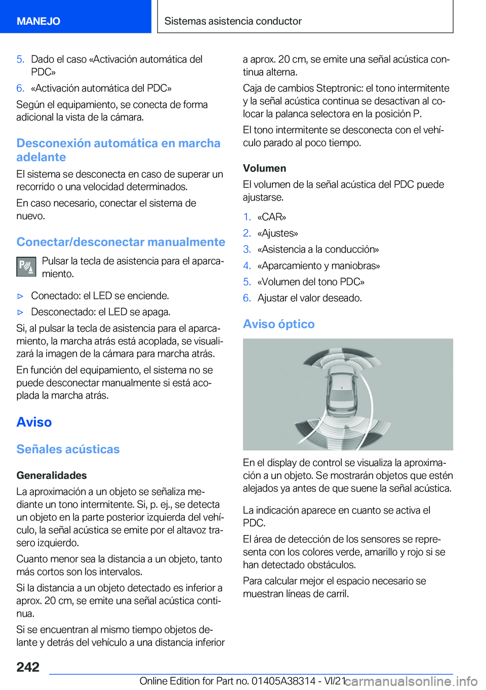 BMW 2 SERIES GRAN COUPE 2022  Manuales de Empleo (in Spanish) �5�.�D�a�d�o��e�l��c�a�s�o��«�A�c�t�i�v�a�c�i�
