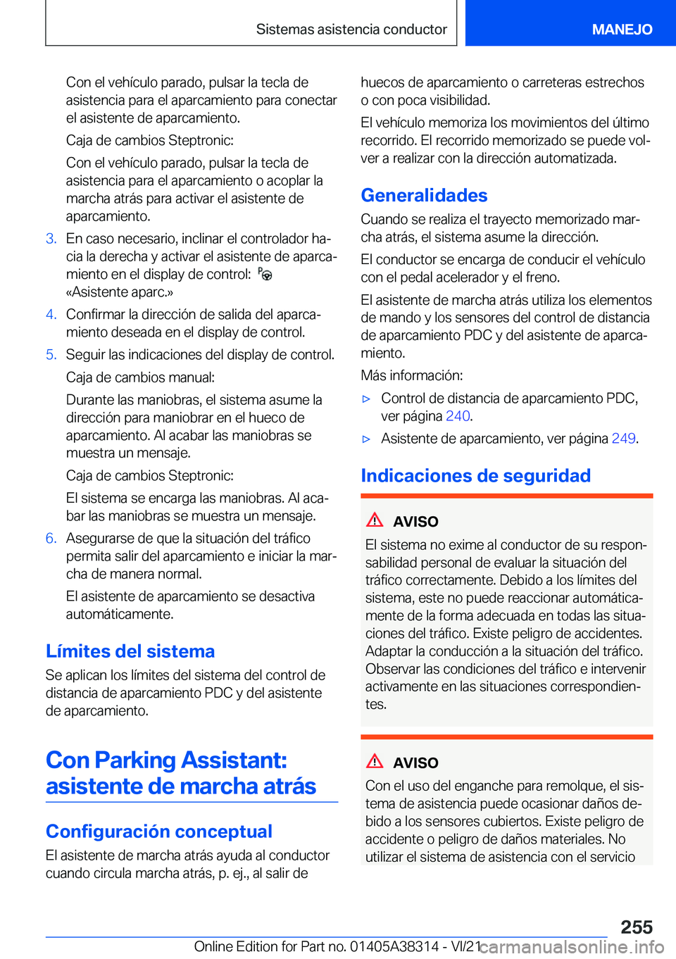 BMW 2 SERIES GRAN COUPE 2022  Manuales de Empleo (in Spanish) �C�o�n��e�l��v�e�h�
