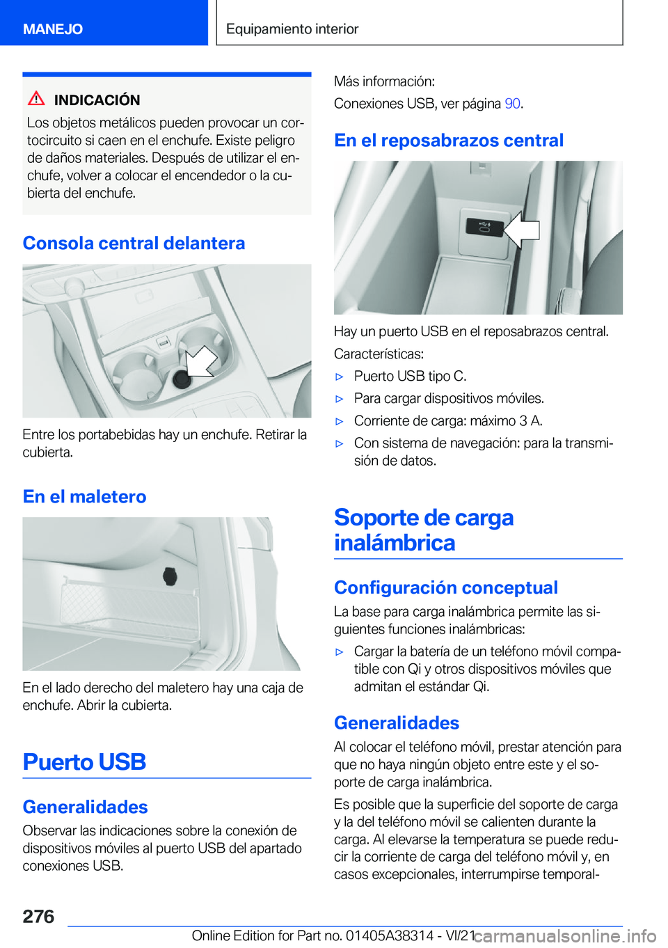 BMW 2 SERIES GRAN COUPE 2022  Manuales de Empleo (in Spanish) �I�N�D�I�C�A�C�I�
