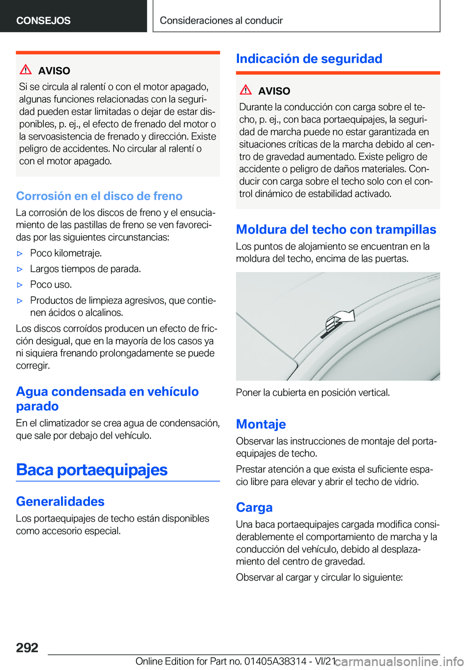 BMW 2 SERIES GRAN COUPE 2022  Manuales de Empleo (in Spanish) �A�V�I�S�O
�S�i��s�e��c�i�r�c�u�l�a��a�l��r�a�l�e�n�t�