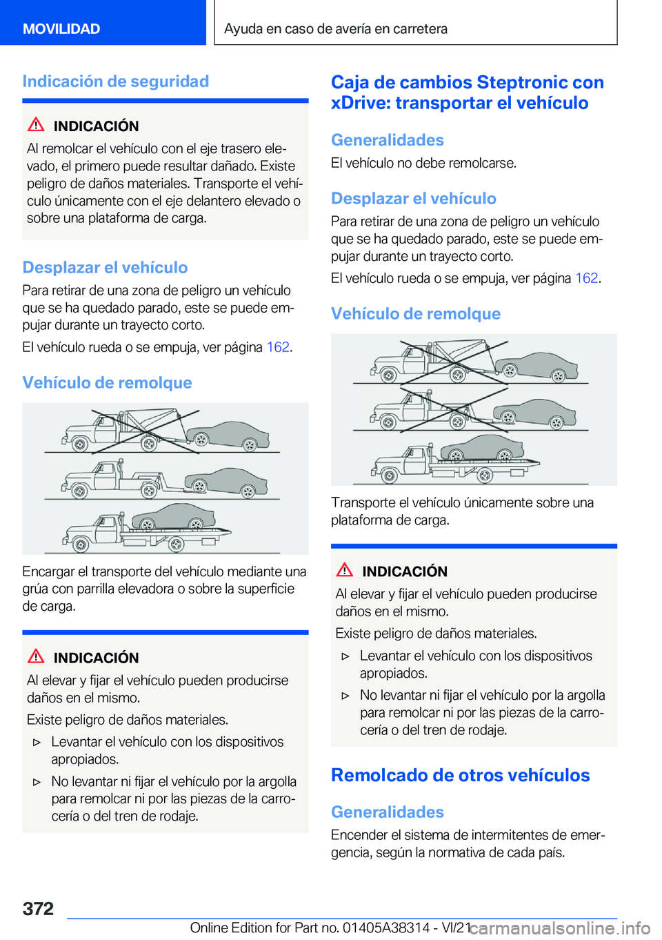 BMW 2 SERIES GRAN COUPE 2022  Manuales de Empleo (in Spanish) �I�n�d�i�c�a�c�i�