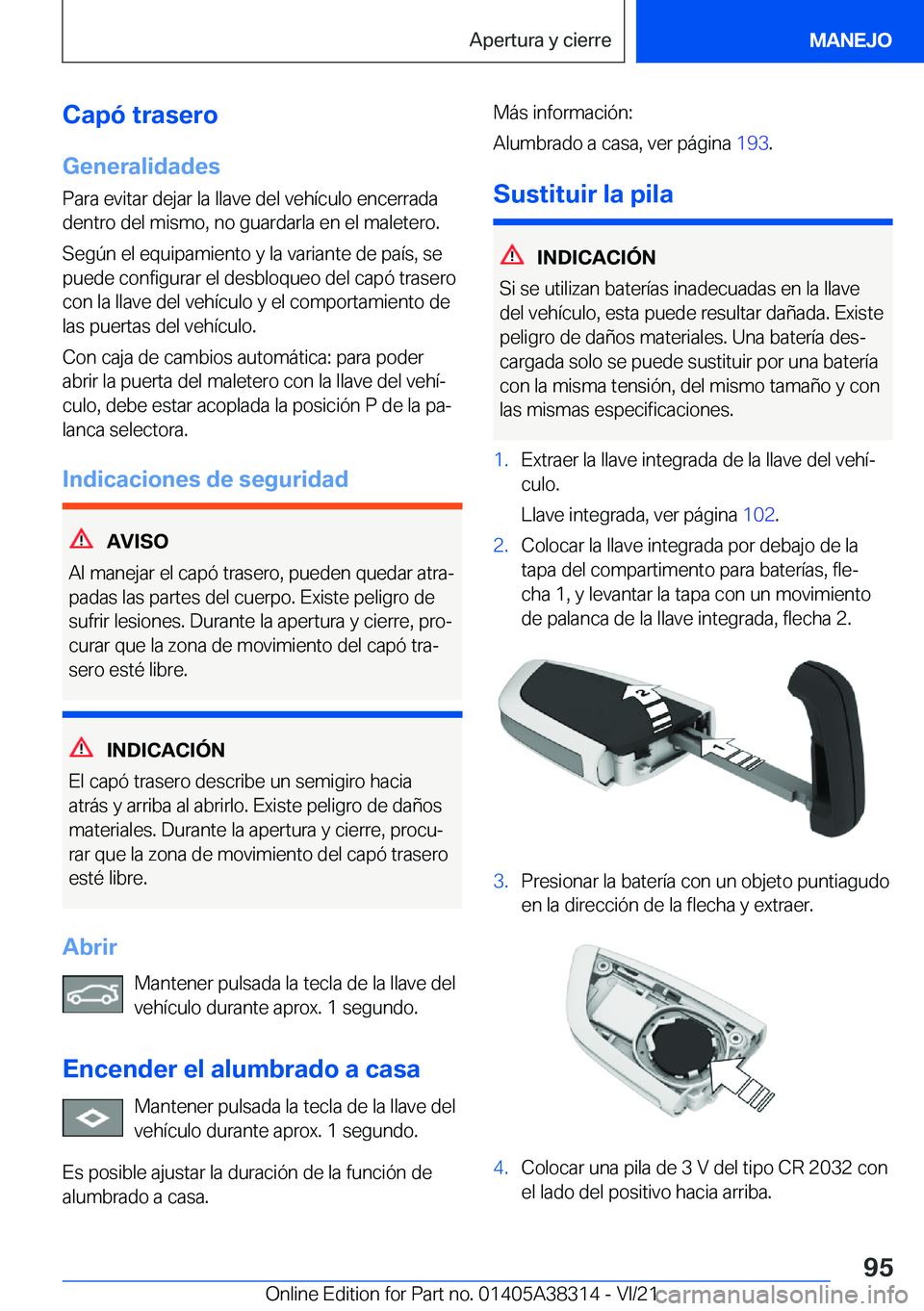 BMW 2 SERIES GRAN COUPE 2022  Manuales de Empleo (in Spanish) �C�a�p�