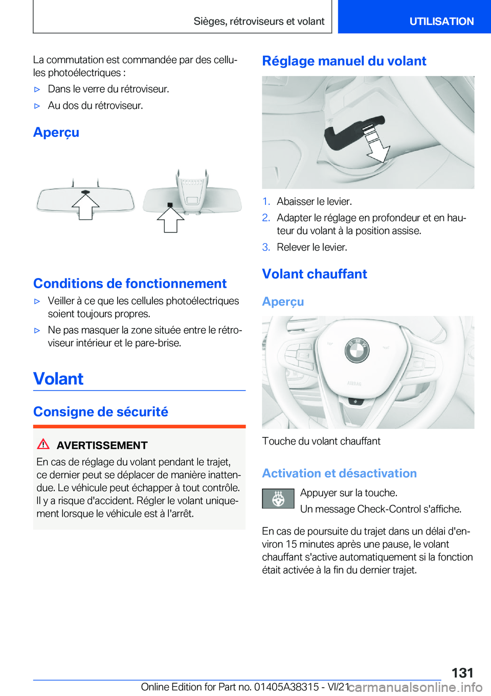 BMW 2 SERIES GRAN COUPE 2022  Notices Demploi (in French) �L�a��c�o�m�m�u�t�a�t�i�o�n��e�s�t��c�o�m�m�a�n�d�é�e��p�a�r��d�e�s��c�e�l�l�uj
�l�e�s��p�h�o�t�o�é�l�e�c�t�r�i�q�u�e�s��:'x�D�a�n�s��l�e��v�e�r�r�e��d�u��r�é�t�r�o�v�i�s�e�u�r�.&#