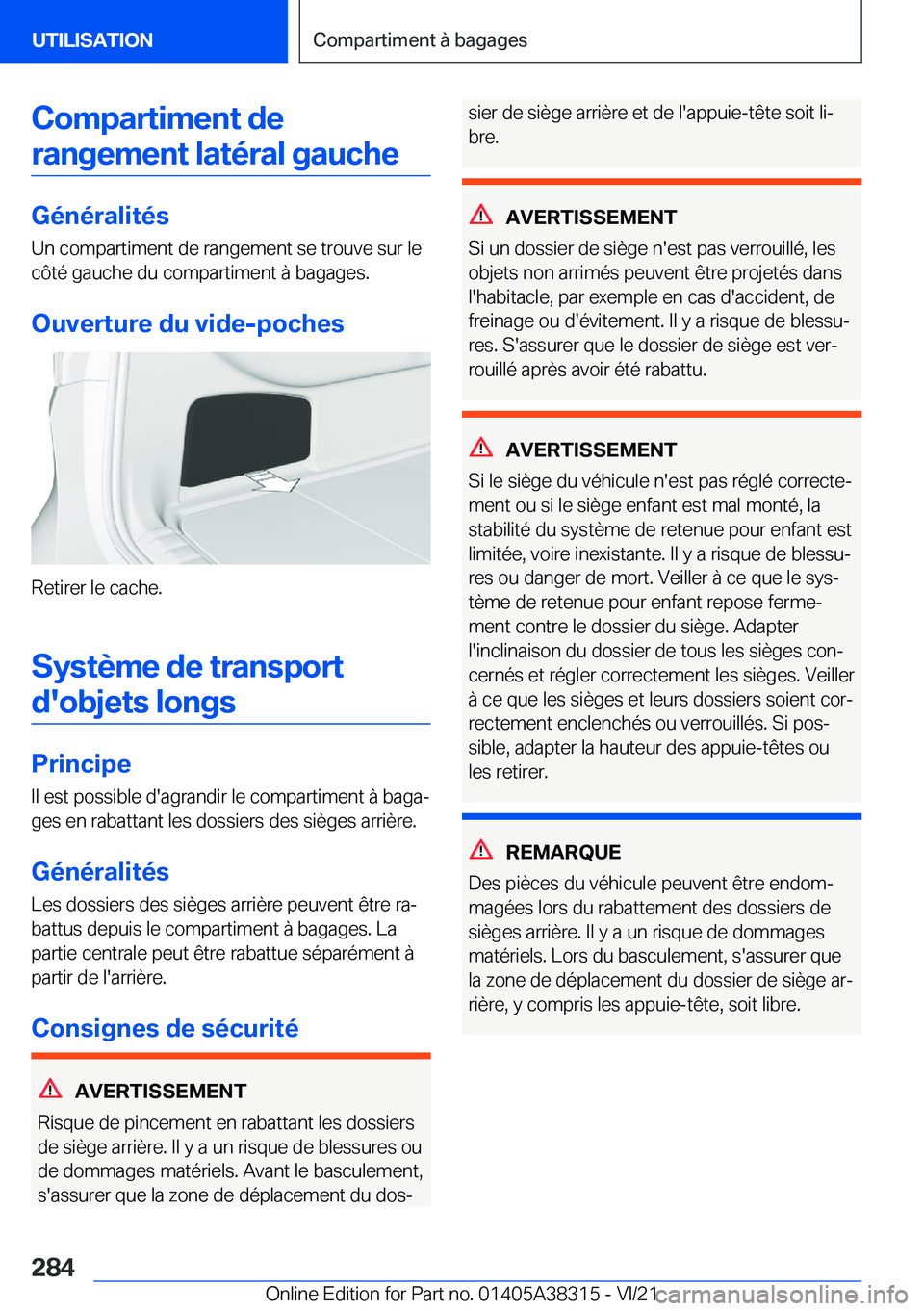 BMW 2 SERIES GRAN COUPE 2022  Notices Demploi (in French) �C�o�m�p�a�r�t�i�m�e�n�t��d�e�r�a�n�g�e�m�e�n�t��l�a�t�é�r�a�l��g�a�u�c�h�e
�G�é�n�é�r�a�l�i�t�é�s �U�n��c�o�m�p�a�r�t�i�m�e�n�t��d�e��r�a�n�g�e�m�e�n�t��s�e��t�r�o�u�v�e��s�u�r��l�e
�c�