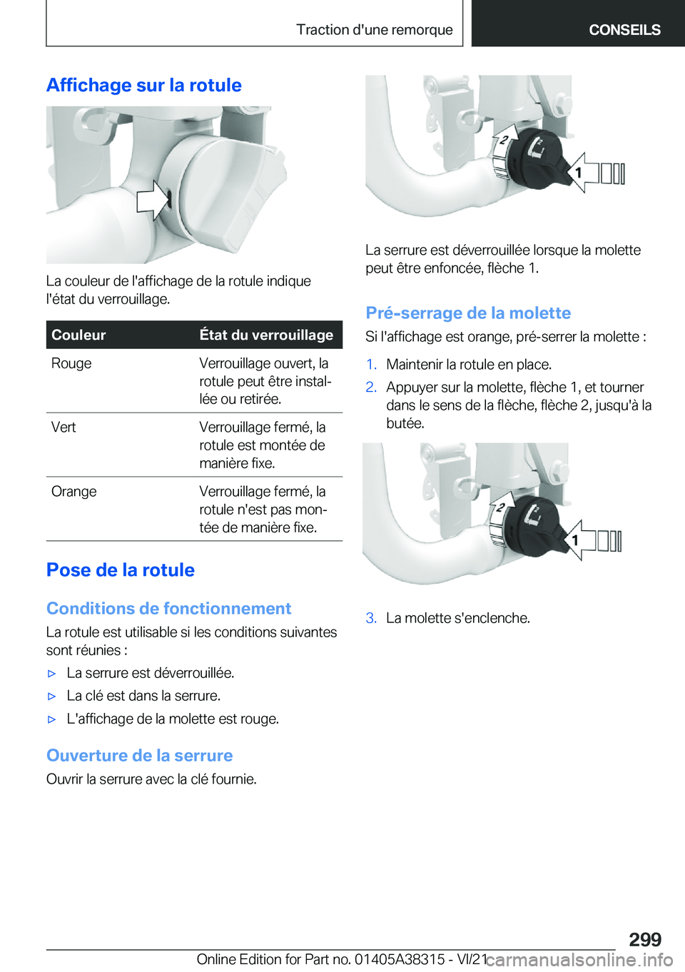BMW 2 SERIES GRAN COUPE 2022  Notices Demploi (in French) �A�f�f�i�c�h�a�g�e��s�u�r��l�a��r�o�t�u�l�e
�L�a��c�o�u�l�e�u�r��d�e��l�'�a�f�f�i�c�h�a�g�e��d�e��l�a��r�o�t�u�l�e��i�n�d�i�q�u�e
�l�'�é�t�a�t��d�u��v�e�r�r�o�u�i�l�l�a�g�e�.
�C�o