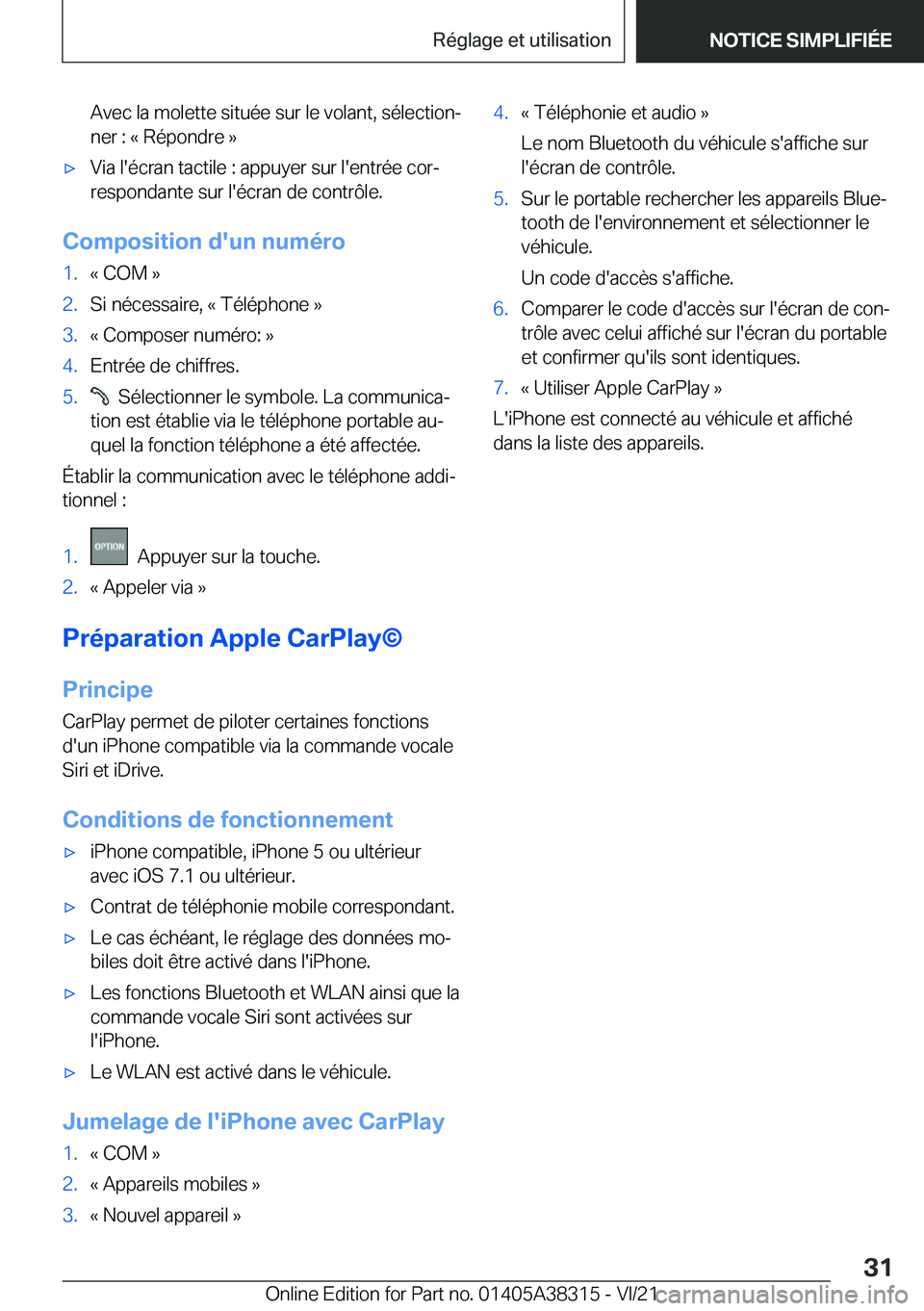 BMW 2 SERIES GRAN COUPE 2022  Notices Demploi (in French) �A�v�e�c��l�a��m�o�l�e�t�t�e��s�i�t�u�é�e��s�u�r��l�e��v�o�l�a�n�t�,��s�é�l�e�c�t�i�o�nj
�n�e�r��:��k��R�é�p�o�n�d�r�e��{'x�V�i�a��l�'�é�c�r�a�n��t�a�c�t�i�l�e��:��a�p�p�u�