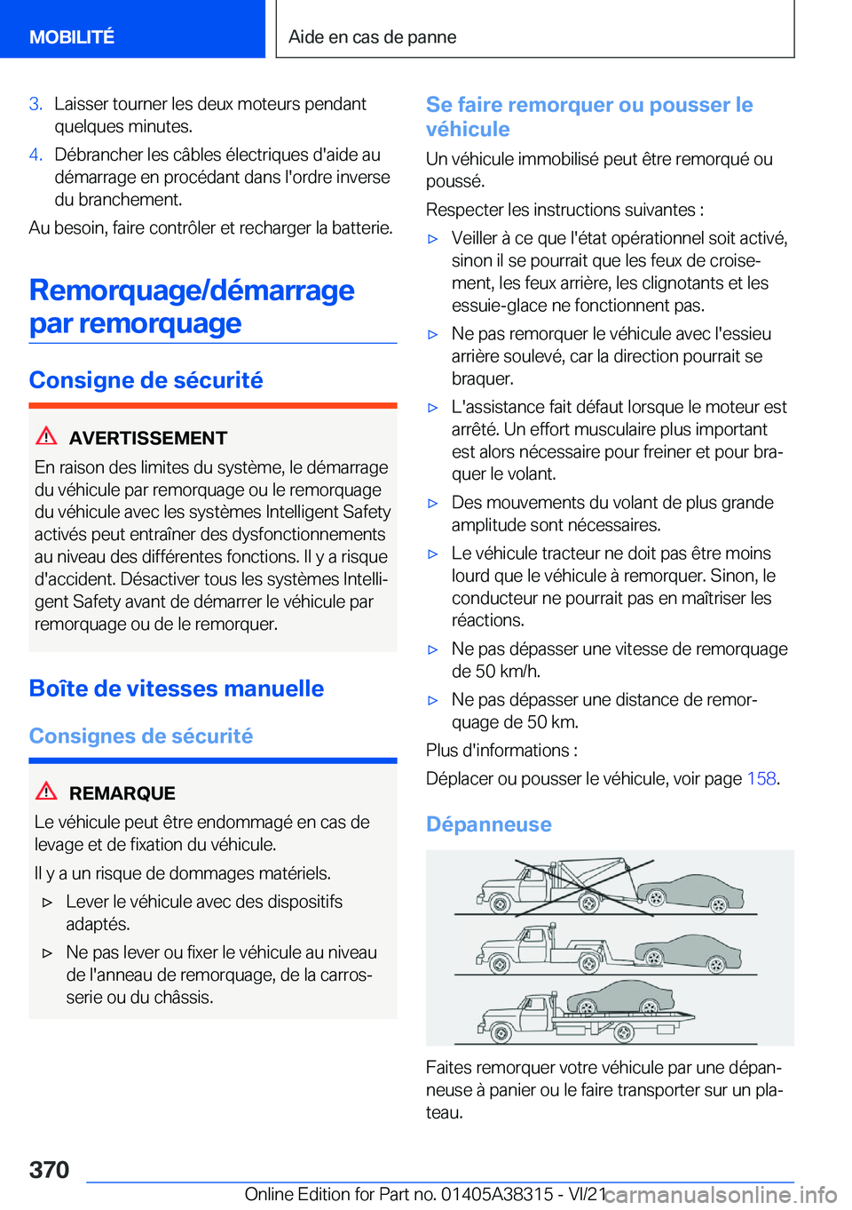 BMW 2 SERIES GRAN COUPE 2022  Notices Demploi (in French) �3�.�L�a�i�s�s�e�r��t�o�u�r�n�e�r��l�e�s��d�e�u�x��m�o�t�e�u�r�s��p�e�n�d�a�n�t
�q�u�e�l�q�u�e�s��m�i�n�u�t�e�s�.�4�.�D�é�b�r�a�n�c�h�e�r��l�e�s��c�