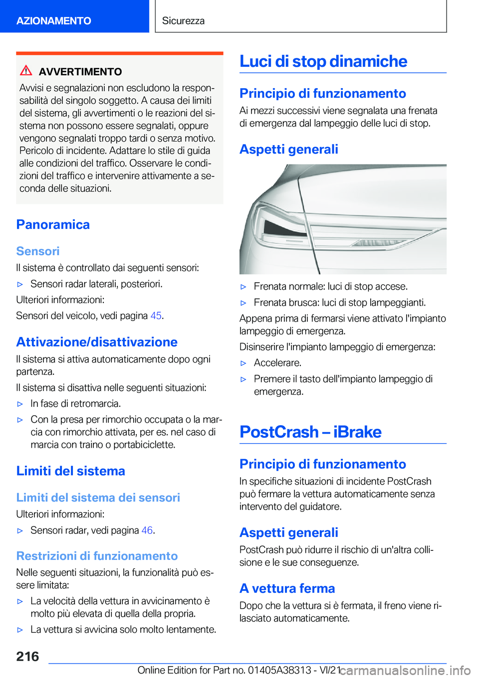 BMW 2 SERIES GRAN COUPE 2022  Libretti Di Uso E manutenzione (in Italian) �A�V�V�E�R�T�I�M�E�N�T�O
�A�v�v�i�s�i��e��s�e�g�n�a�l�a�z�i�o�n�i��n�o�n��e�s�c�l�u�d�o�n�o��l�a��r�e�s�p�o�nª
�s�a�b�i�l�i�t�