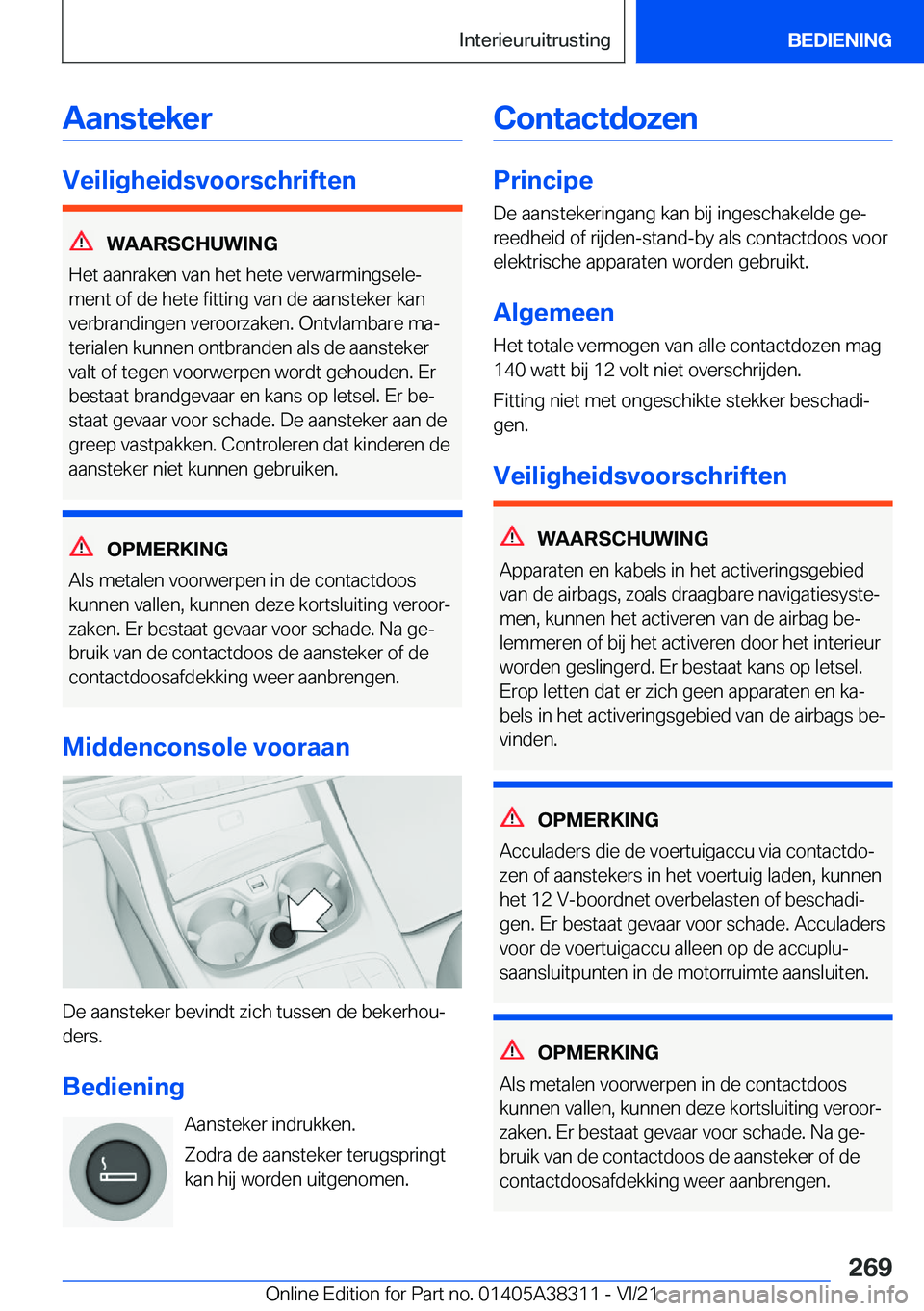 BMW 2 SERIES GRAN COUPE 2022  Instructieboekjes (in Dutch) �A�a�n�s�t�e�k�e�r
�V�e�i�l�i�g�h�e�i�d�s�v�o�o�r�s�c�h�r�i�f�t�e�n
�W�A�A�R�S�C�H�U�W�I�N�G
�H�e�t��a�a�n�r�a�k�e�n��v�a�n��h�e�t��h�e�t�e��v�e�r�w�a�r�m�i�n�g�s�e�l�ej �m�e�n�t��o�f��d�e��h