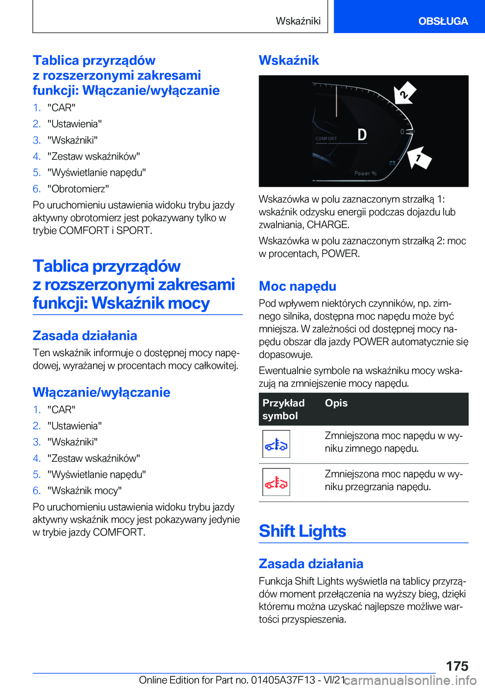 BMW 2 SERIES GRAN COUPE 2022  Instrukcja obsługi (in Polish) �T�a�b�l�i�c�a��p�r�z�y�r�z�ą�d�
