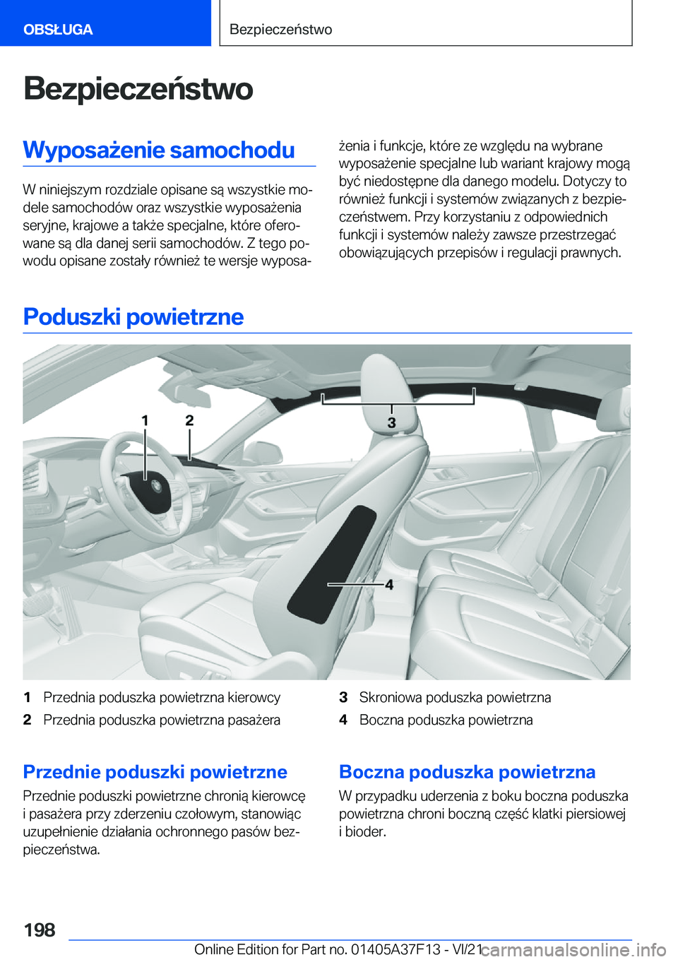 BMW 2 SERIES GRAN COUPE 2022  Instrukcja obsługi (in Polish) �B�e�z�p�i�e�c�z�e�