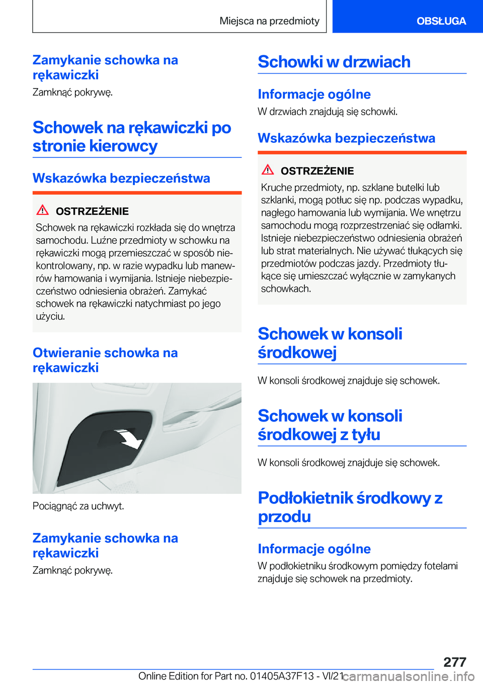 BMW 2 SERIES GRAN COUPE 2022  Instrukcja obsługi (in Polish) �Z�a�m�y�k�a�n�i�e��s�c�h�o�w�k�a��n�a
�r�