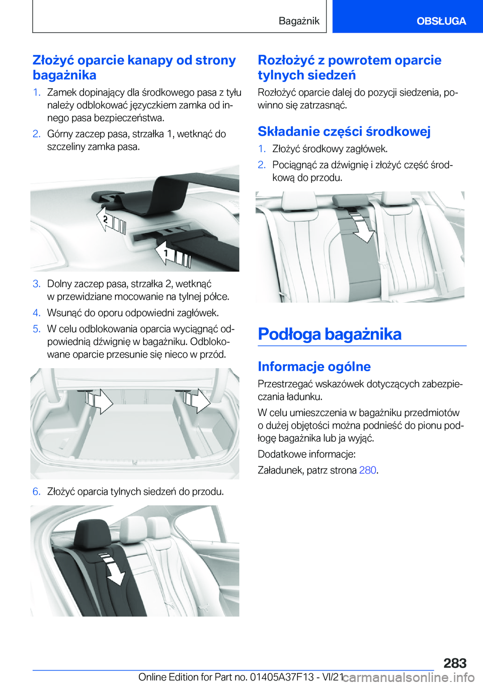 BMW 2 SERIES GRAN COUPE 2022  Instrukcja obsługi (in Polish) �Z�ł�o9�y�ć��o�p�a�r�c�i�e��k�a�n�a�p�y��o�d��s�t�r�o�n�y
�b�a�g�a9�n�i�k�a�1�.�Z�a�m�e�k��d�o�p�i�n�a�j�