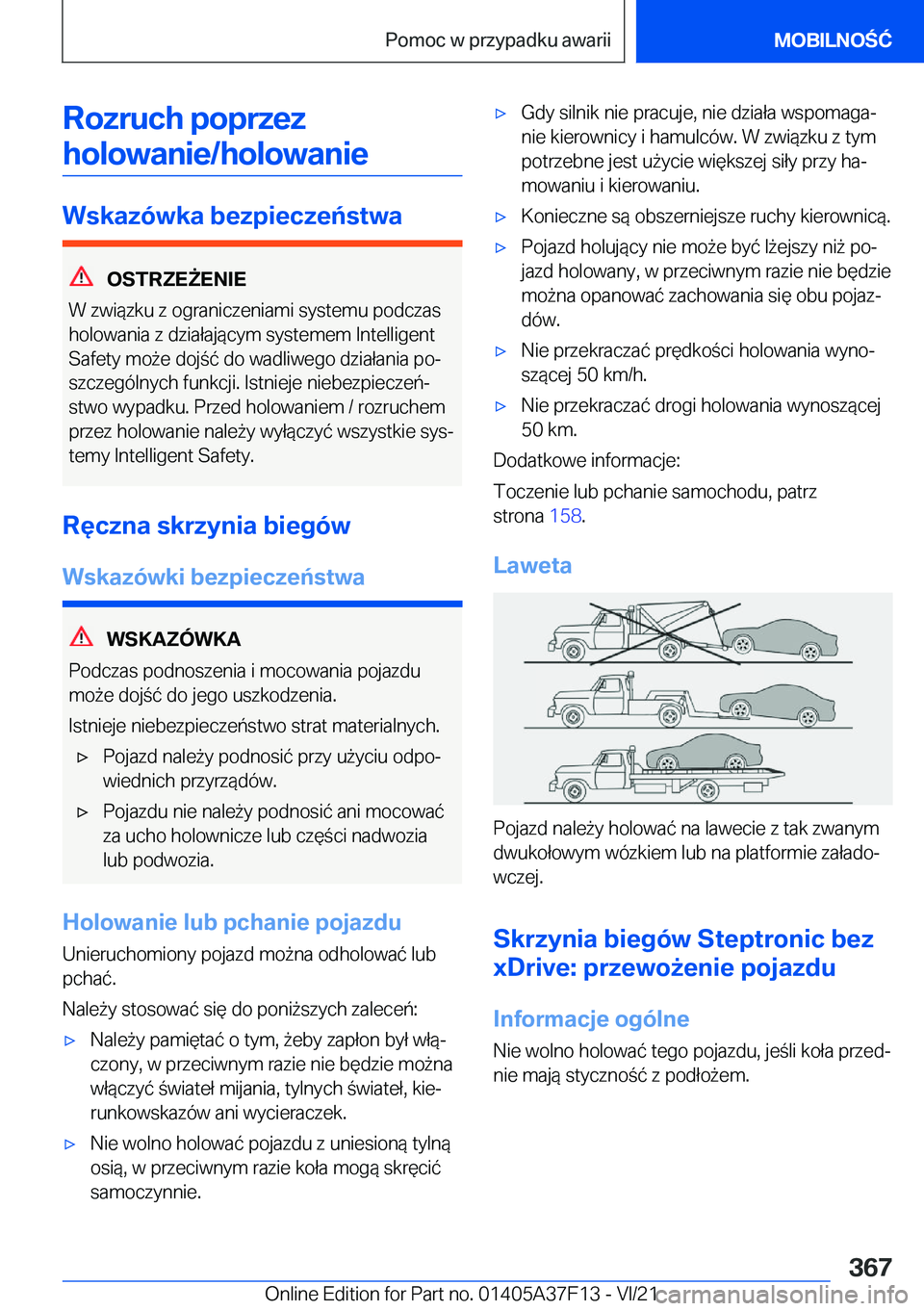BMW 2 SERIES GRAN COUPE 2022  Instrukcja obsługi (in Polish) �R�o�z�r�u�c�h��p�o�p�r�z�e�z�h�o�l�o�w�a�n�i�e�/�h�o�l�o�w�a�n�i�e
�W�s�k�a�z�