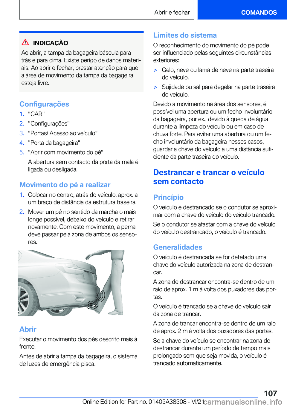 BMW 2 SERIES GRAN COUPE 2022  Manual do condutor (in Portuguese) �I�N�D�I�C�A�