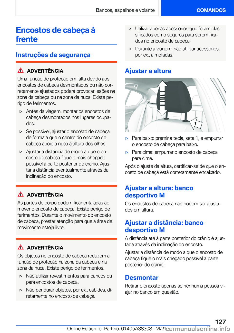 BMW 2 SERIES GRAN COUPE 2022  Manual do condutor (in Portuguese) �E�n�c�o�s�t�o�s��d�e��c�a�b�e�
