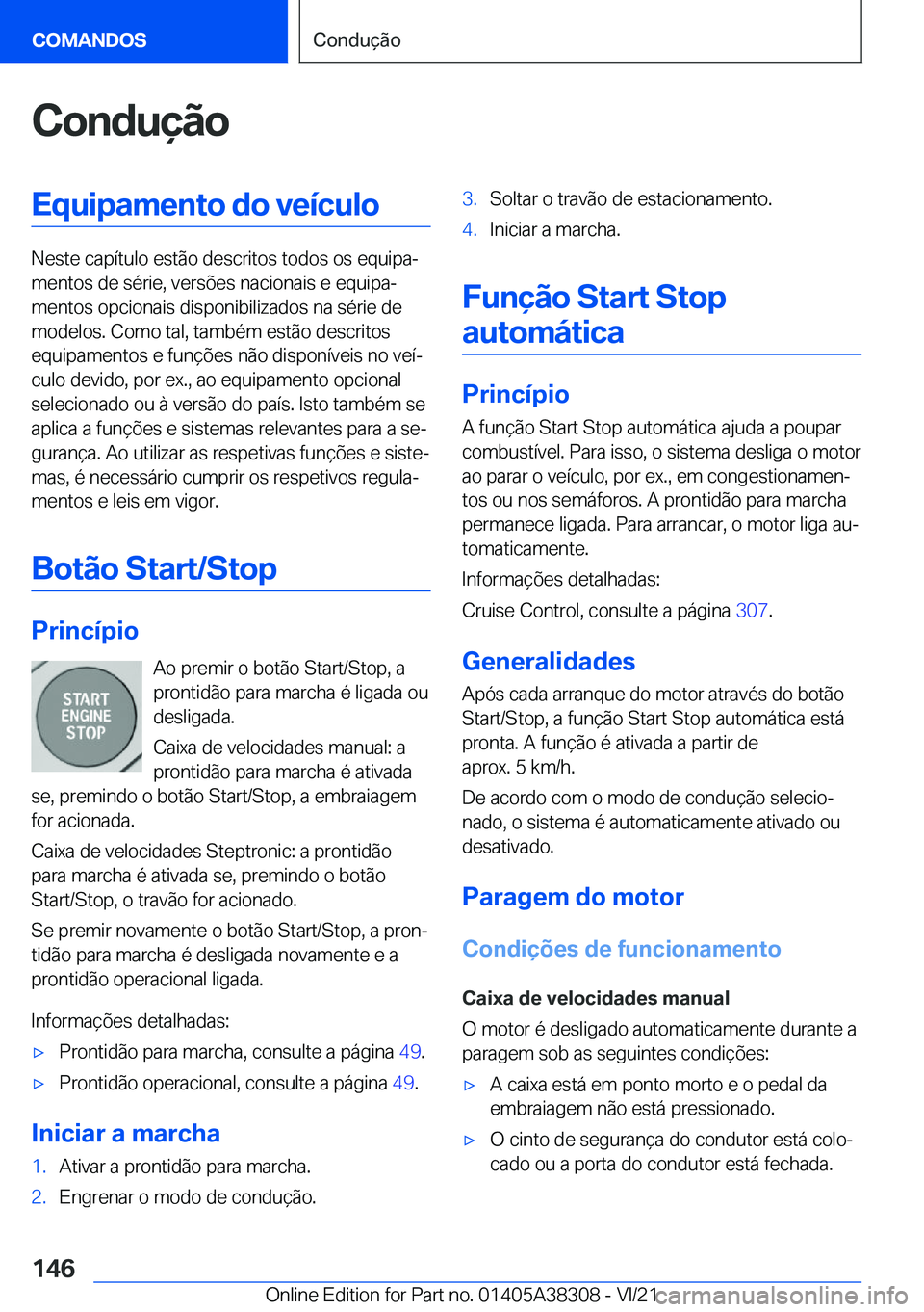 BMW 2 SERIES GRAN COUPE 2022  Manual do condutor (in Portuguese) �C�o�n�d�u�