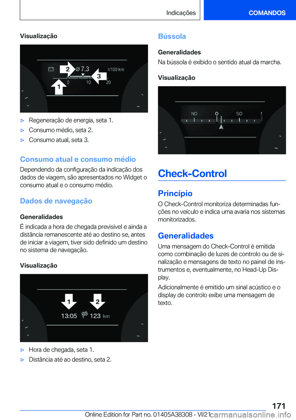BMW 2 SERIES GRAN COUPE 2022  Manual do condutor (in Portuguese) �V�i�s�u�a�l�i�z�a�