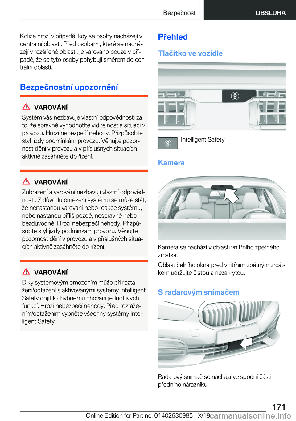 BMW 2 SERIES GRAN COUPE 2020  Návod na použití (in Czech) �K�o�l�i�z�e��h�r�o�z�