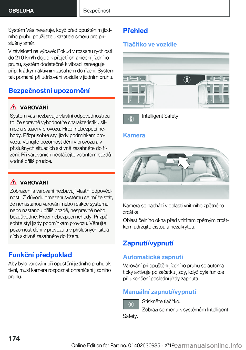 BMW 2 SERIES GRAN COUPE 2020  Návod na použití (in Czech) �S�y�s�t�