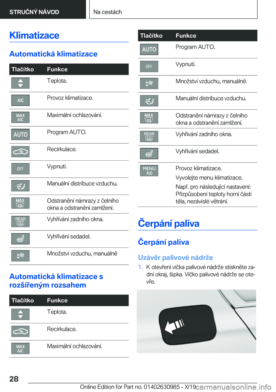 BMW 2 SERIES GRAN COUPE 2020  Návod na použití (in Czech) �K�l�i�m�a�t�i�z�a�c�e
�A�u�t�o�m�a�t�i�c�k�
