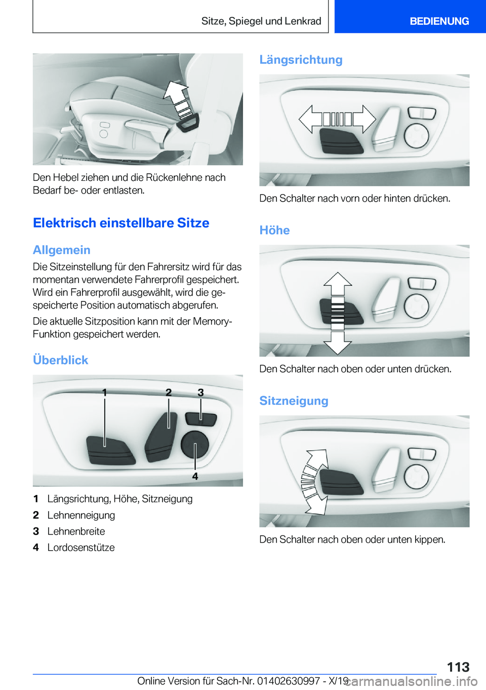 BMW 2 SERIES GRAN COUPE 2020  Betriebsanleitungen (in German) �D�e�n��H�e�b�e�l��z�i�e�h�e�n��u�n�d��d�i�e��R�