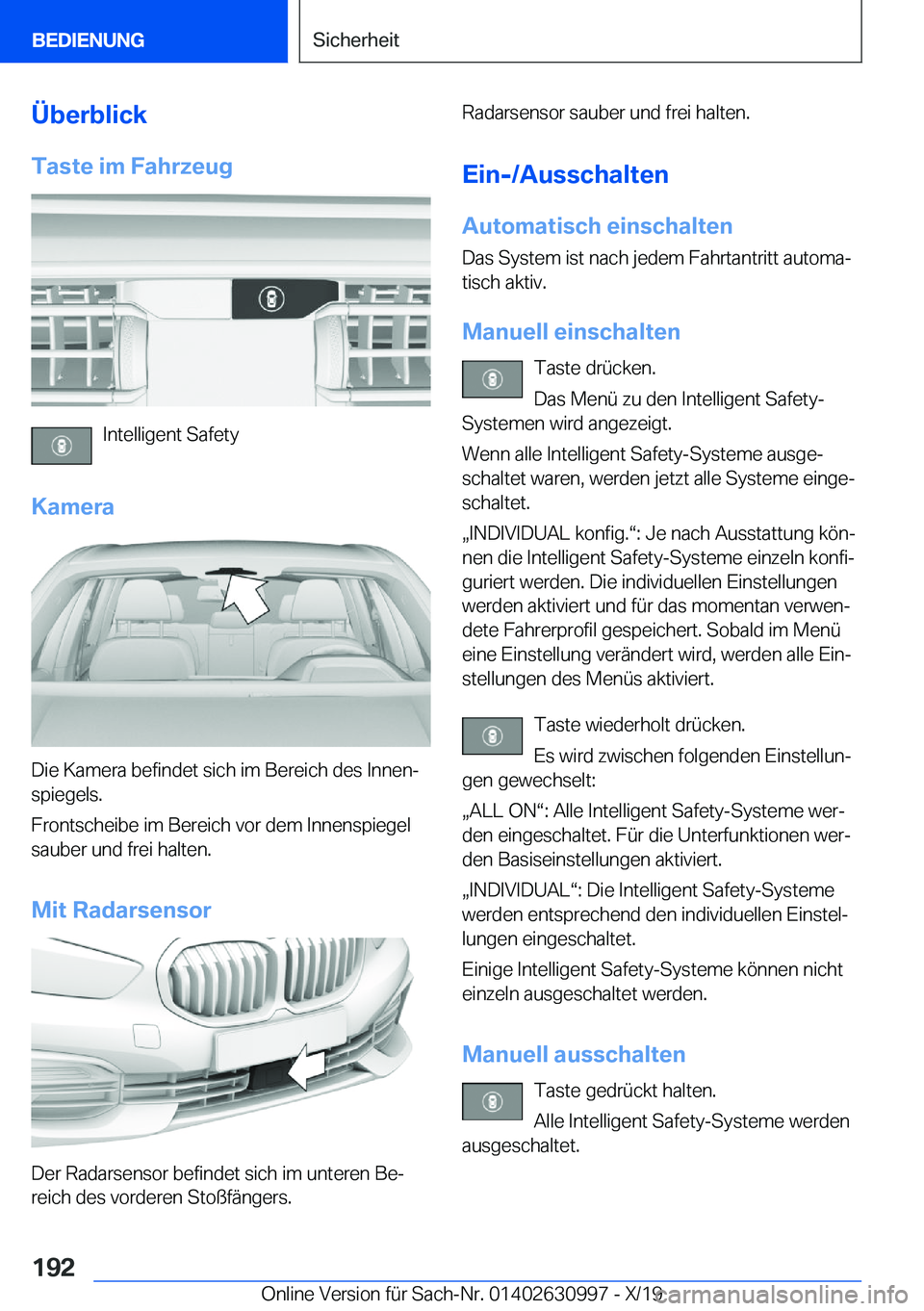 BMW 2 SERIES GRAN COUPE 2020  Betriebsanleitungen (in German) �