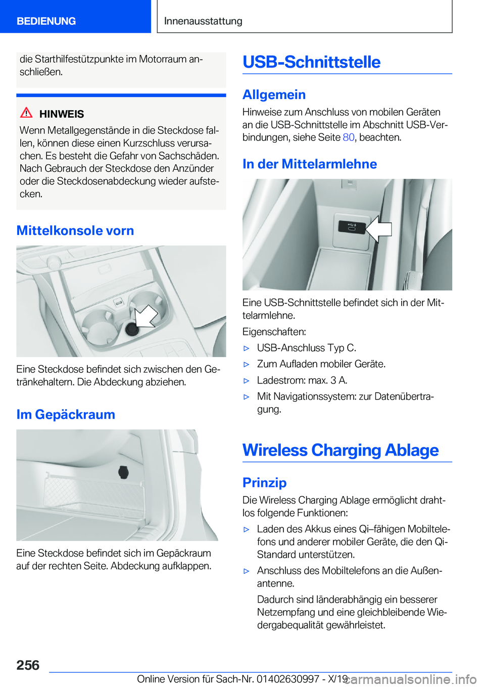 BMW 2 SERIES GRAN COUPE 2020  Betriebsanleitungen (in German) �d�i�e��S�t�a�r�t�h�i�l�f�e�s�t�