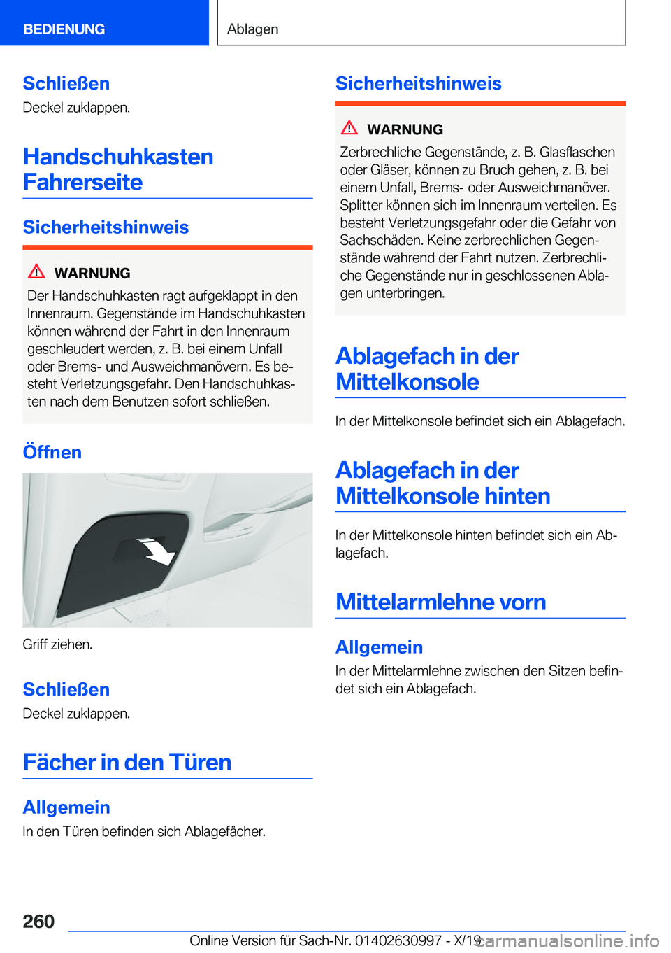 BMW 2 SERIES GRAN COUPE 2020  Betriebsanleitungen (in German) �S�c�h�l�i�e�