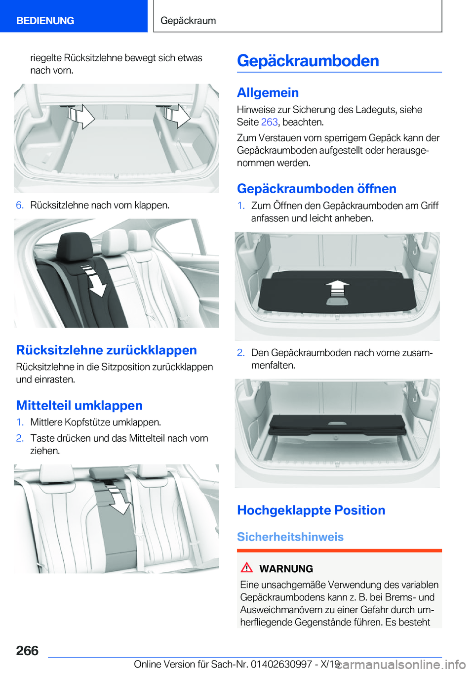 BMW 2 SERIES GRAN COUPE 2020  Betriebsanleitungen (in German) �r�i�e�g�e�l�t�e��R�