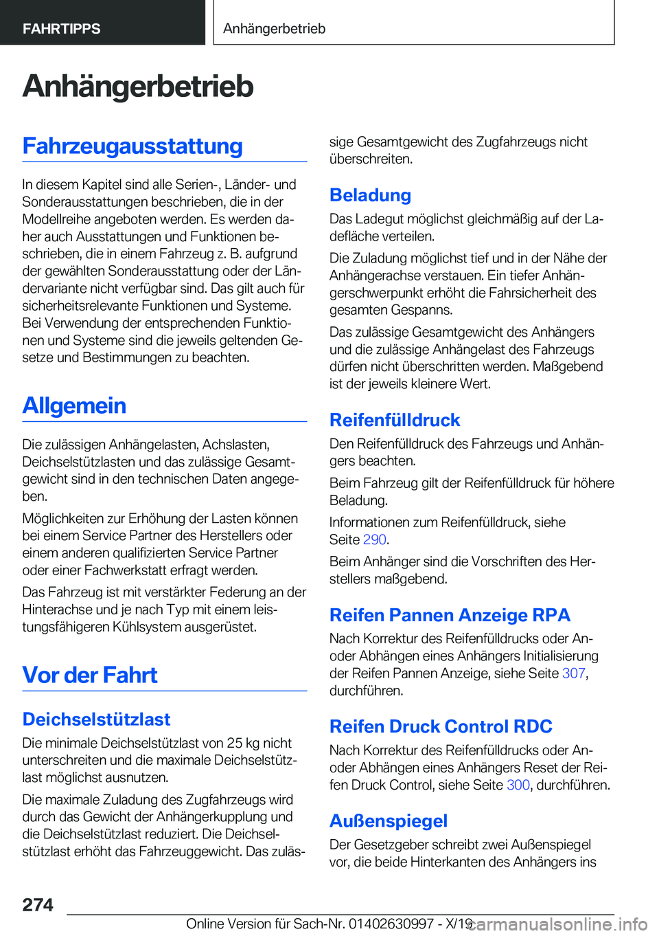 BMW 2 SERIES GRAN COUPE 2020  Betriebsanleitungen (in German) �A�n�h�