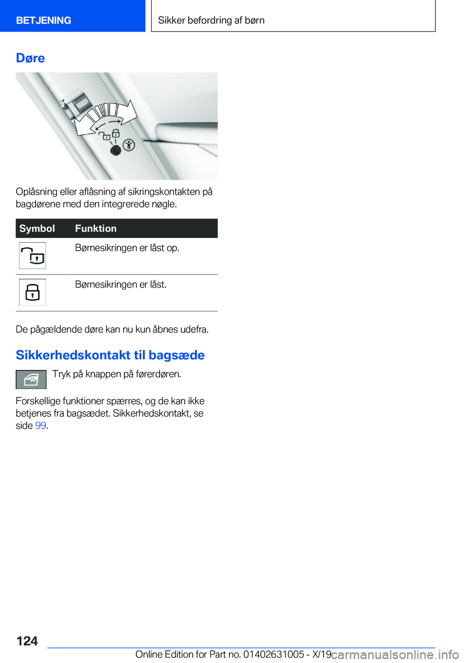BMW 2 SERIES GRAN COUPE 2020  InstruktionsbØger (in Danish) �D�