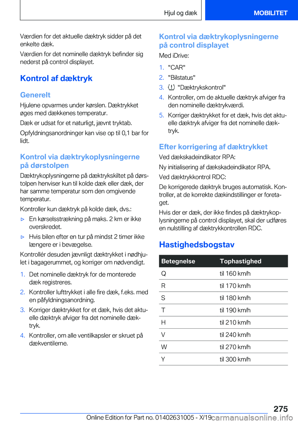 BMW 2 SERIES GRAN COUPE 2020  InstruktionsbØger (in Danish) �V�æ�r�d�i�e�n��f�o�r��d�e�t��a�k�t�u�e�l�l�e��d�æ�k�t�r�y�k��s�i�d�d�e�r��p�å��d�e�t�e�n�k�e�l�t�e��d�æ�k�.
�V�æ�r�d�i�e�n��f�o�r��d�e�t��n�o�m�i�n�e�l�l�e��d�æ�k�t�r�y�k��b�e�f�i�