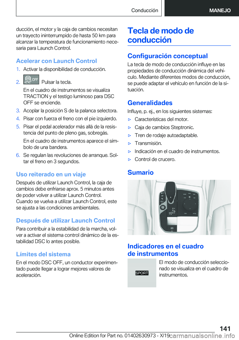BMW 2 SERIES GRAN COUPE 2020  Manuales de Empleo (in Spanish) �d�u�c�c�i�