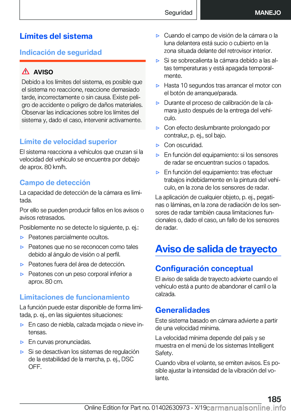 BMW 2 SERIES GRAN COUPE 2020  Manuales de Empleo (in Spanish) �L�